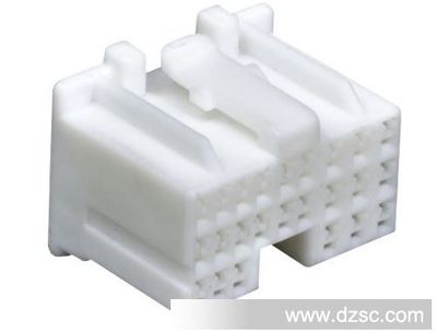 汽车连接器 24位24孔白色公壳护套的技术解析与应用