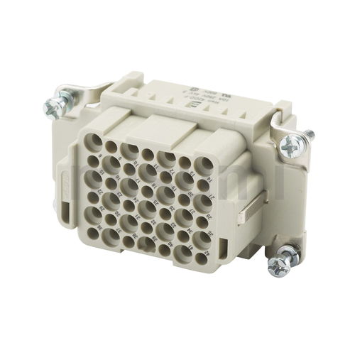 重载防水连接器 聚焦HAN系列DD型连接器的压接接线技术与应用